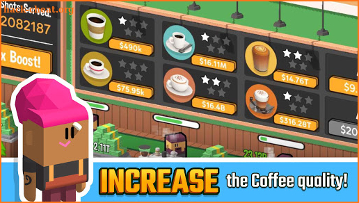 Idle Coffee Corp screenshot