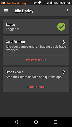 Idle Daddy - Game Idler/Card Farmer for Steam™ screenshot