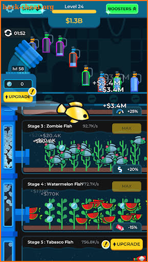 Idle Fish Aquarium screenshot