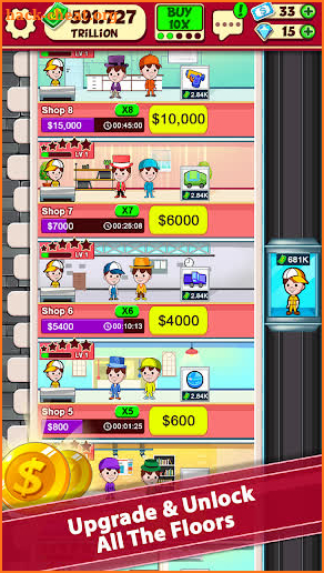 Idle Gift Factory Tycoon - Tap Manager inc screenshot