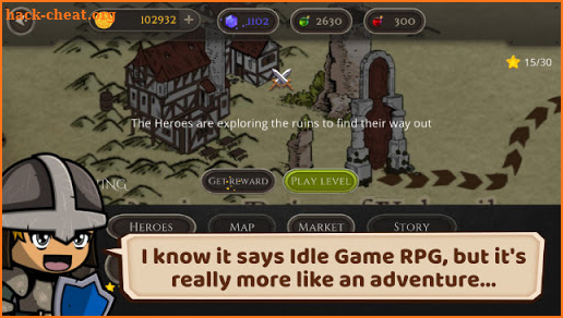 Idle Grail Quest - Adventure RPG screenshot
