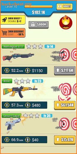 Idle Guns: Shooting Tycoon screenshot