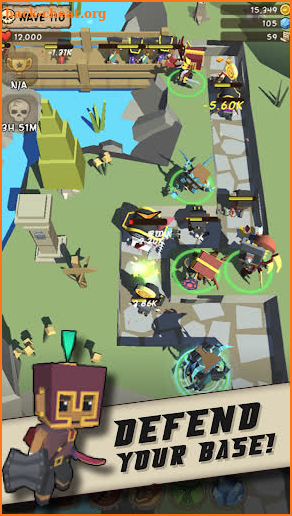 Idle Hero TD - Fantasy Tower Defense screenshot