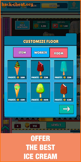 Idle Ice Cream Tycoon screenshot