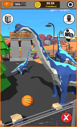 Idle Jurassic Zoo: Dino Park Tycoon Inc screenshot