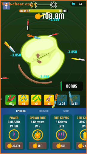 Idle Knife: Slash The Fruits screenshot