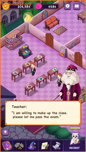 Idle Magic School screenshot