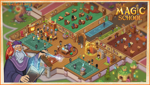 Idle Magic School - Wizard Simulator Game screenshot