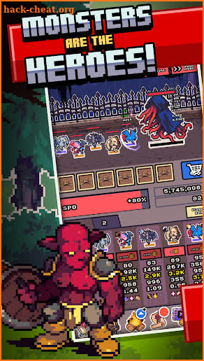 Idle Monster Frontier - team rpg collecting game screenshot
