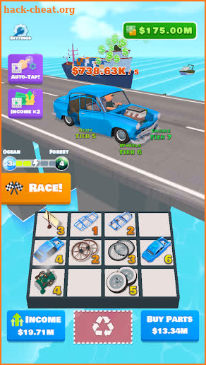 Idle Racer — Tap, Merge & Race screenshot