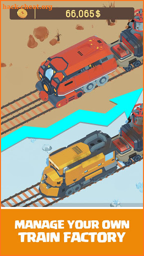 Idle Railway Builder screenshot