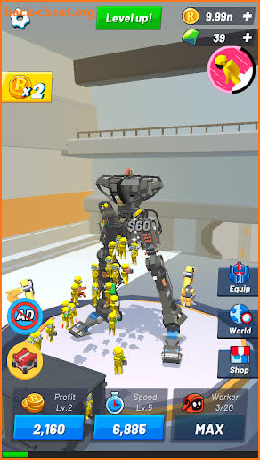 Idle Robot Inc - Idle, Tycoon & Simulation screenshot