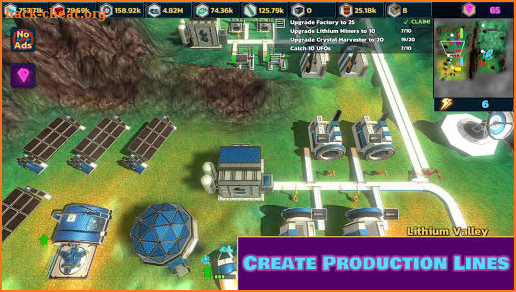Idle Space Mining 3D screenshot