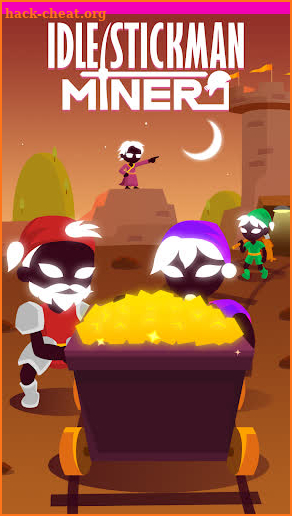Idle Stickman Miner - Mine Digging Clicker Game screenshot