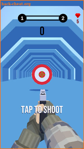 Idle Target Shooting - 3D Gun Sound App screenshot