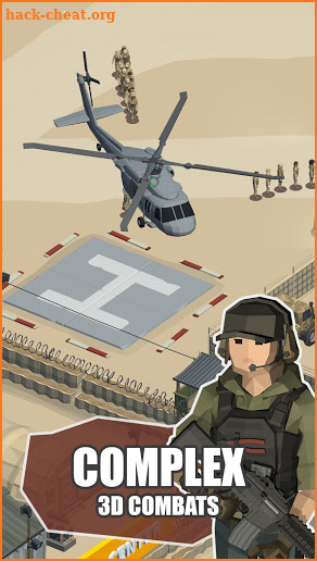 Idle Warzone 3d: Military Game - Army Tycoon screenshot