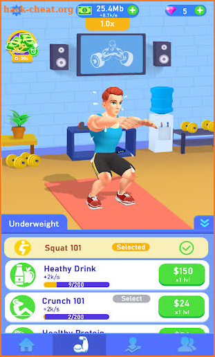 Idle Workout Success Life screenshot