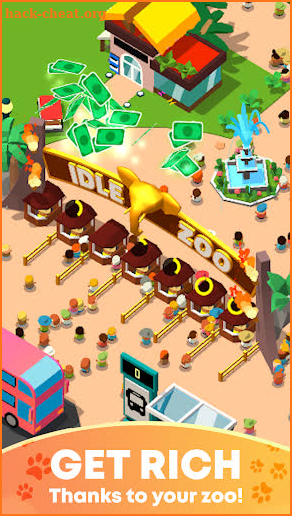 Idle Zoo Tycoon 3D - Animal Park Game screenshot