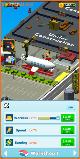 IdleAirplane : Tycoon screenshot