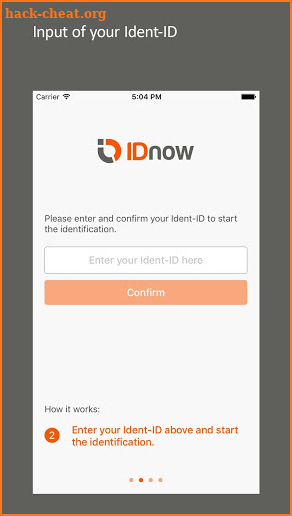 IDnow Online Ident screenshot