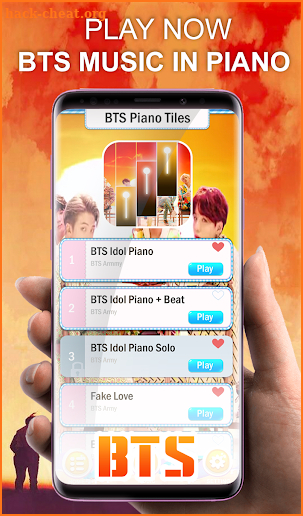 IDOL Piano BTS Tiles screenshot