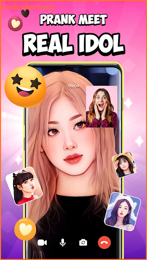 Idol Prank Call & Chat Prank screenshot