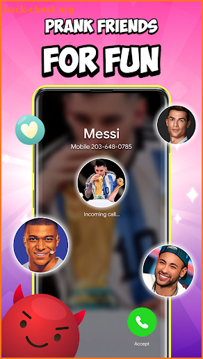 Idol Prank Call & Chat Prank screenshot