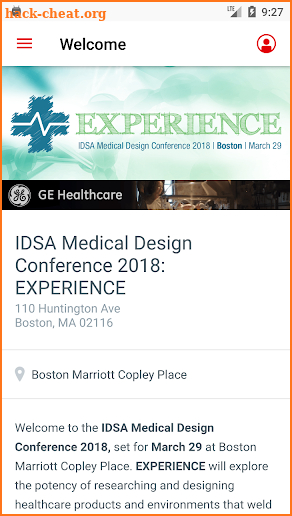 IDSA Conferences screenshot
