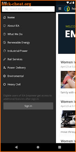 IEA Empower screenshot