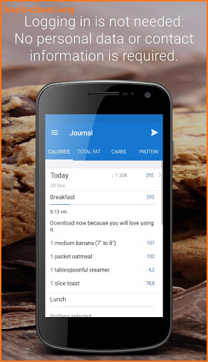 iEatBetter: Food Diary screenshot