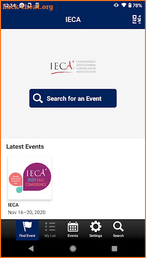 IECA Conference screenshot