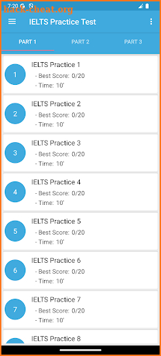 IELTS Toolkit screenshot