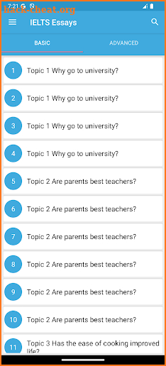 IELTS Toolkit screenshot