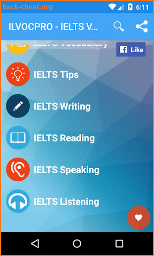 IELTS Vocabulary - ILVOC screenshot