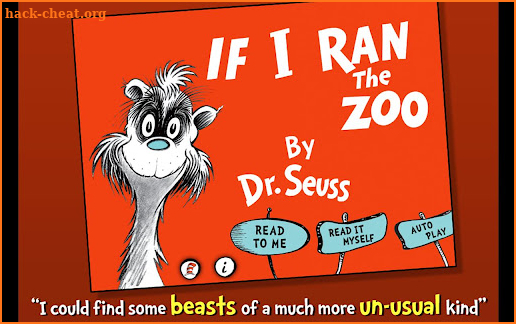 If I Ran the Zoo - Dr. Seuss screenshot