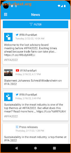 IFFA Navigator screenshot