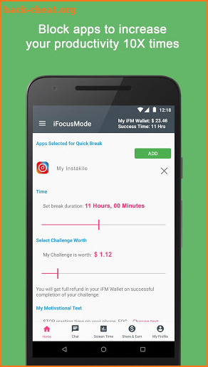 iFocusMode - Stay Focused (Block Websites & Apps) screenshot