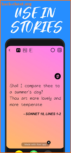 iFont - Fontmaker for Android screenshot