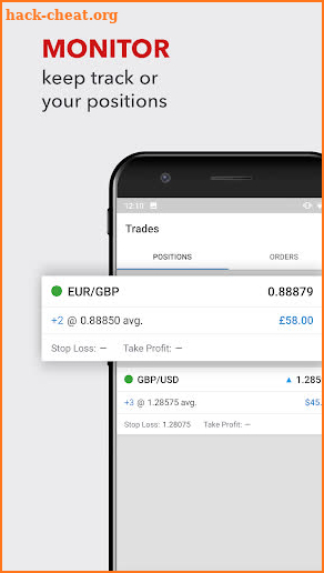 IG Forex: spot FX trading screenshot