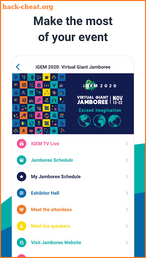 iGEM: Virtual Giant Jamboree screenshot
