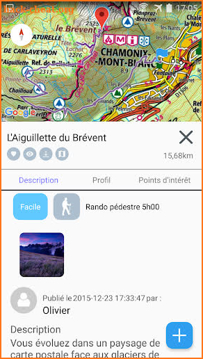 IGNrando' – topo maps for hiking in France screenshot