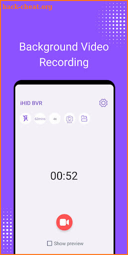 iHID Background Video Recorder screenshot