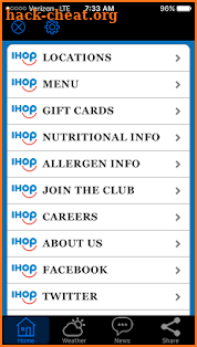 IHOP App screenshot