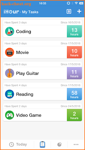 iHour - Habit & Skill Tracker screenshot