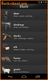 iHunt Calls: 600 hunting calls screenshot