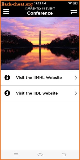 IIMHL/IIDL Events screenshot