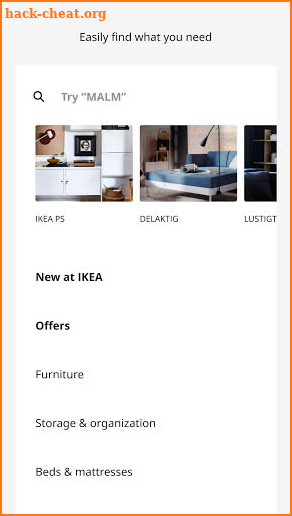 IKEA screenshot