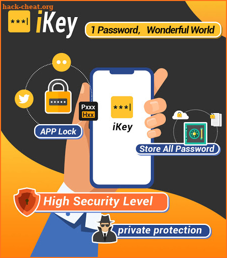 iKey - password saver & app lock screenshot