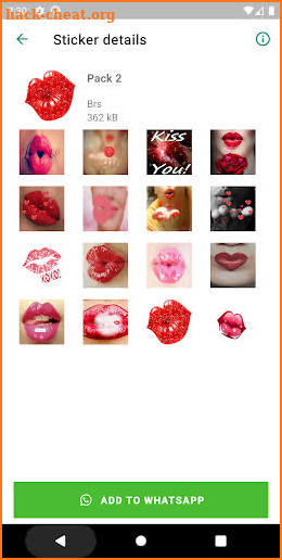 IKiss Love Stickers - Free WaAppStickers screenshot