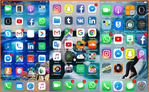 iLauncher Iphone X - iOS 11 Launcher And Iphone 7 screenshot